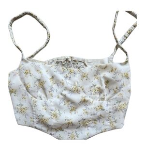 Floral Et Clet‎ Boutique Bustier Top Cotton Lining Small